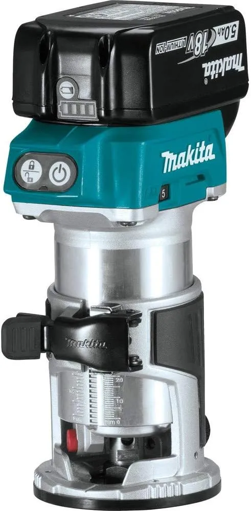 Makita XTR01T7 18V LXT Lithium-Ion Brushless Cordless Compact Router Kit