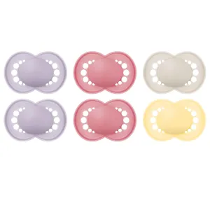 MAM Original Matte Baby Pacifiers, Binky for 6-16 Months, BPA-Free Silicone Nipple, Easy to Clean, Best for Breastfed Babies, Developed with Medical Experts, 6 Count Binkies