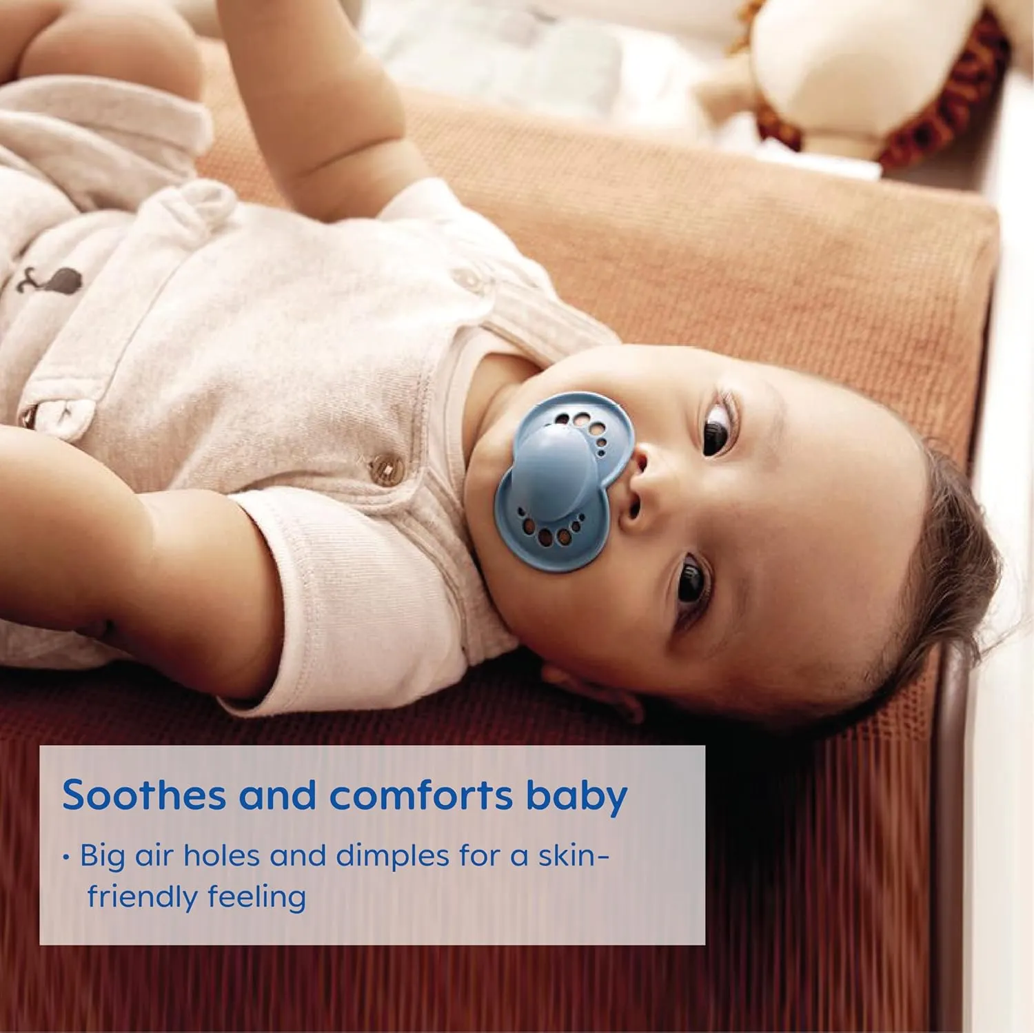 MAM Original Matte Baby Pacifiers, Binky for 6-16 Months, BPA-Free Silicone Nipple, Easy to Clean, Best for Breastfed Babies, Developed with Medical Experts, 6 Count Binkies