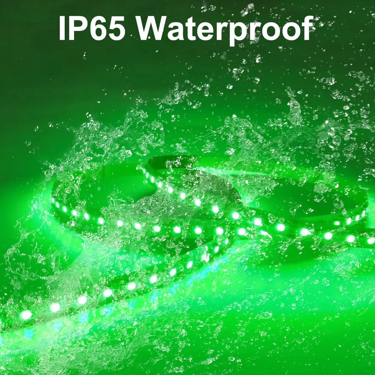 Marine Boat Led Strip Lights, 32.8FT Pontoon Strip Light, Interior and Exterior Waterproof 12V Night Fishing Night for Jon Boat, Kayak, Yacht, Cabin, 2PCS (Green)