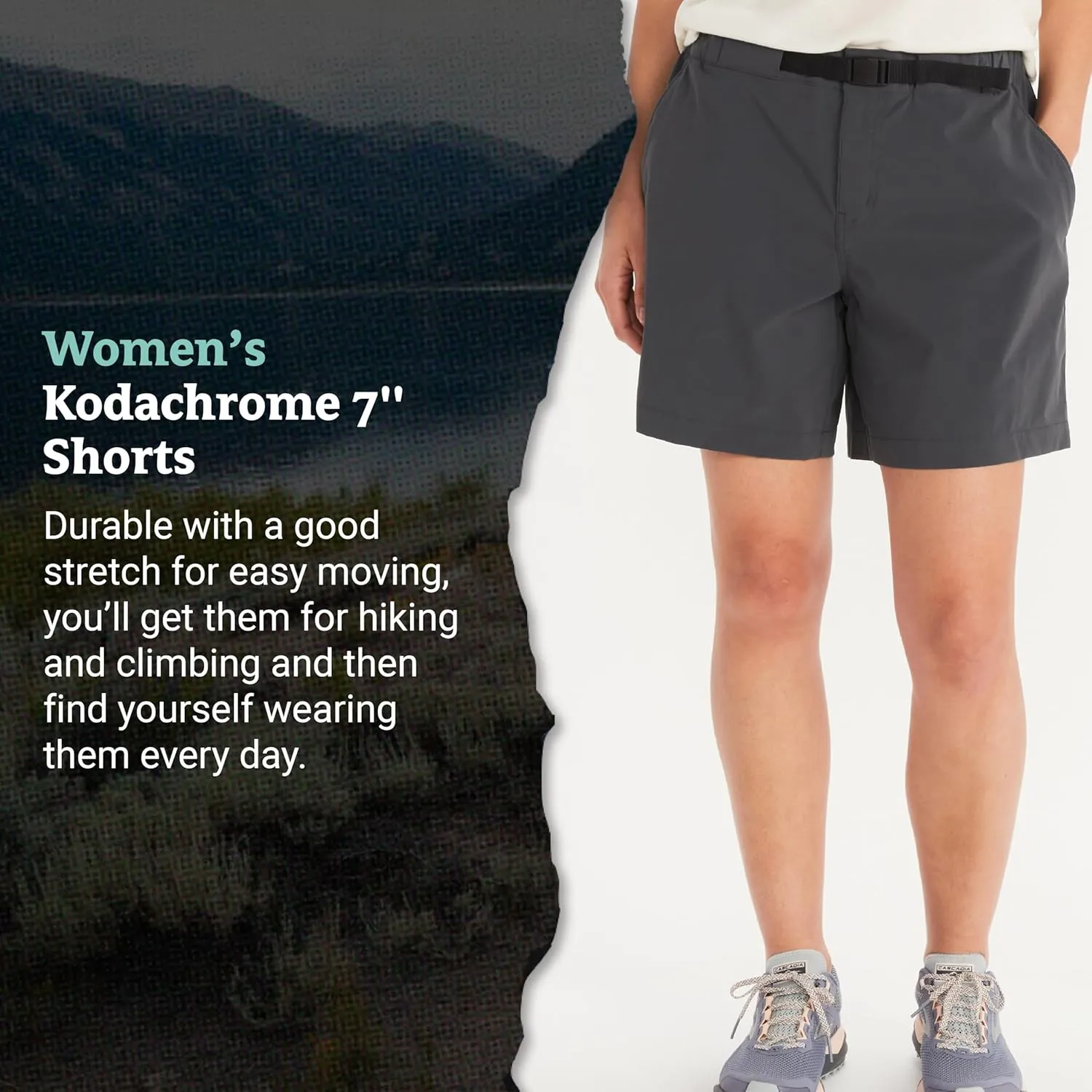MARMOT Women's Kodachrome 7" Shorts - Lightweight, Breathable, Water-Repellant Quick-Drying Stretch with UPF Protection
