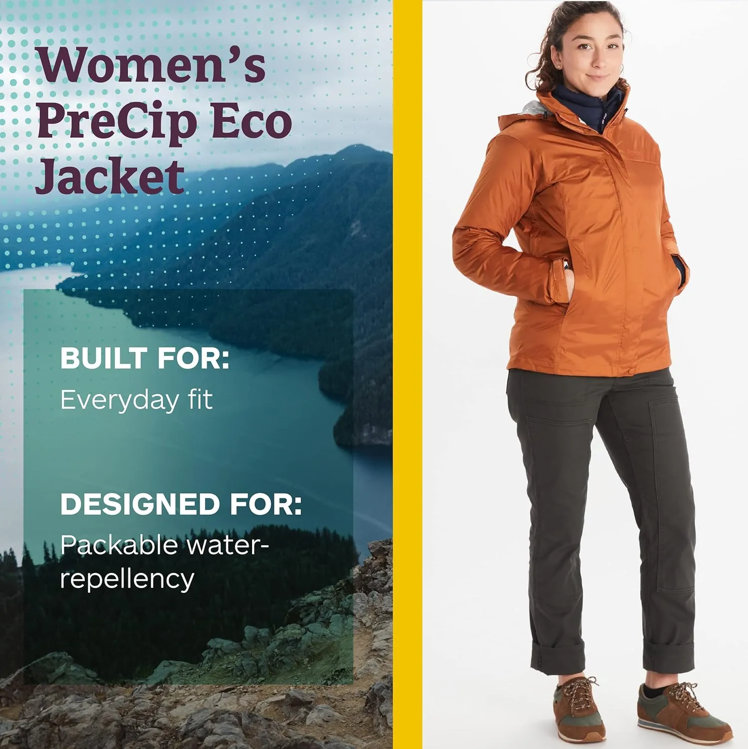 MARMOT Women's Precip Eco Waterproof Rain Jacket