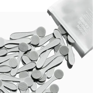 MATT GRAY Disposable Spoon Tongue Cleaner/Scraper 40ct, Portable Pouch, Made in KOREA