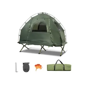 Mattress Folding 1-Person Camping Sunshade Tent Durable Free worldwide shipping and with Air