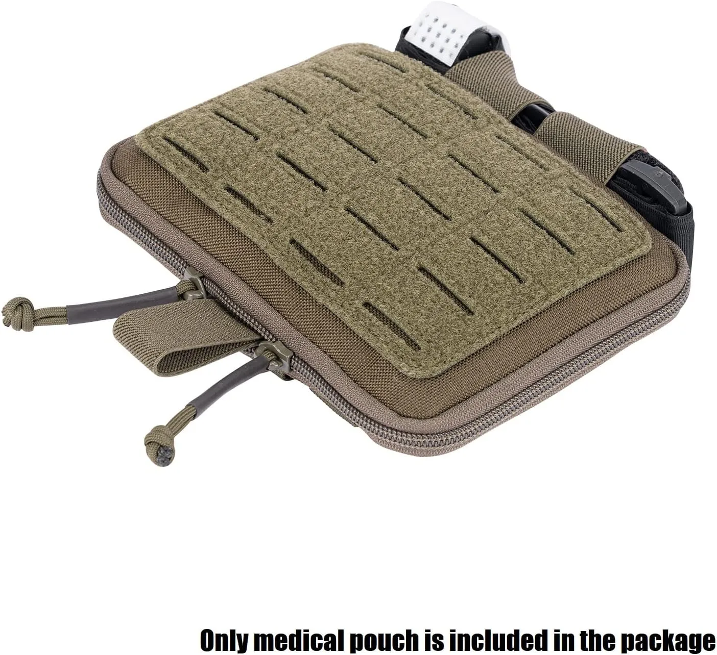 Medical Pouch for Tactical/Duty Belt MOLLE Vest/Pack EMT First Aid Pouch IFAK Utility Pouch Trauma Kit Organizer w/Tourniquet Holder