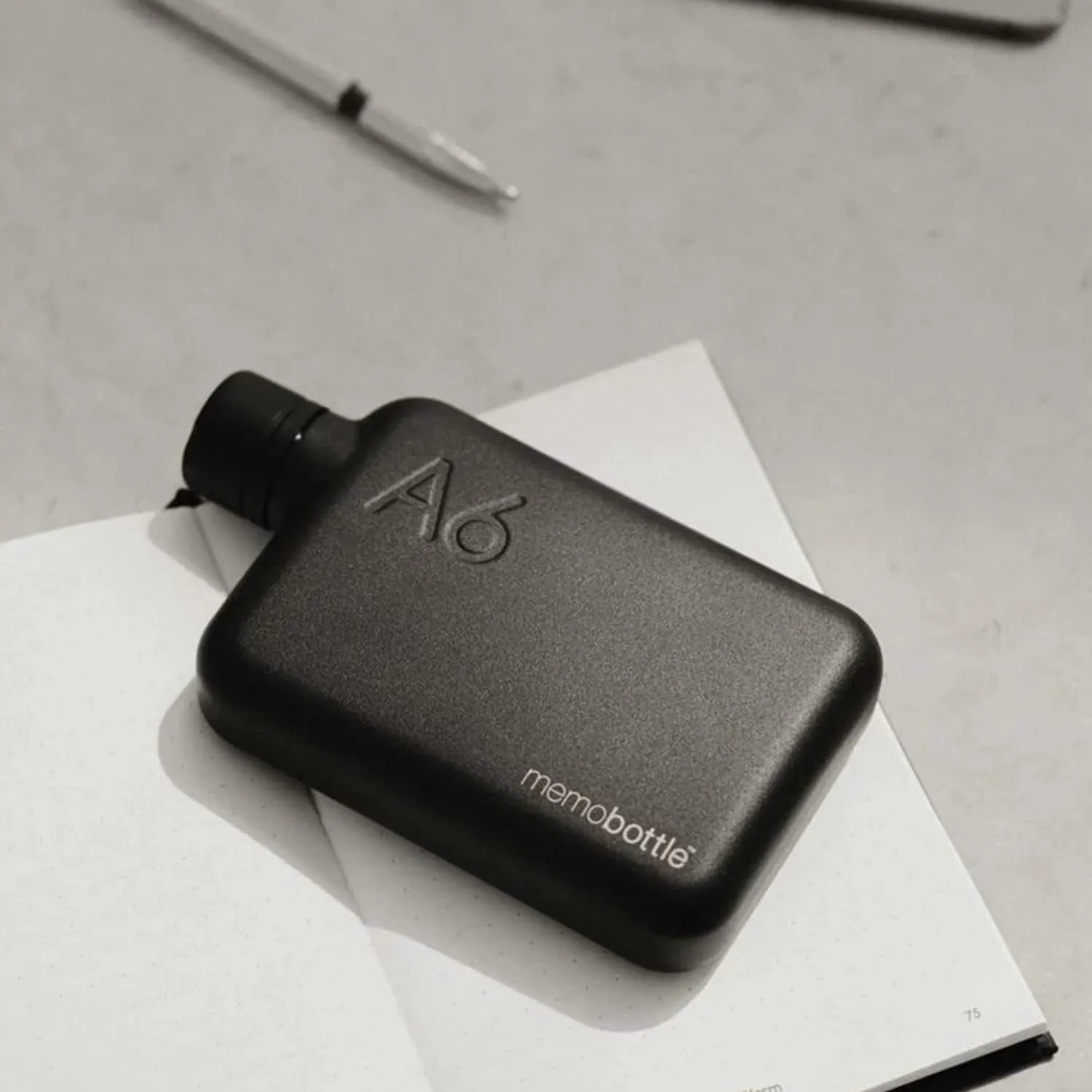 memobottle A6 Stainless Steel BLACK