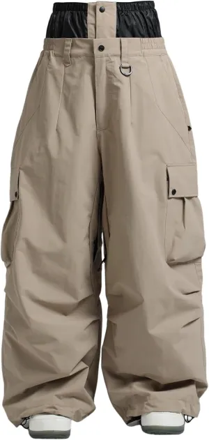 Men Women Snowboard Pants Snow Super Baggy Insulated Winterproof Waterproof Loose Ski Pants Outdoor