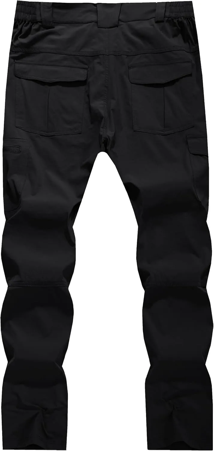 Men's Cargo Hiking Pants Lightweight Water Resistant Quick Dry Outdoor Fishing Travel Climbing Work Pants