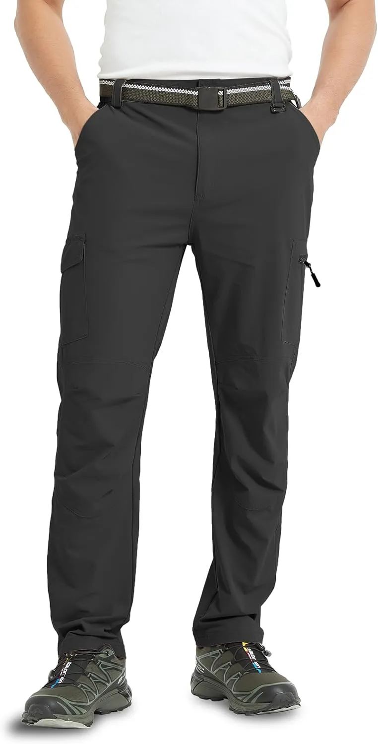 Men's Cargo Hiking Pants Lightweight Water Resistant Quick Dry Outdoor Fishing Travel Climbing Work Pants