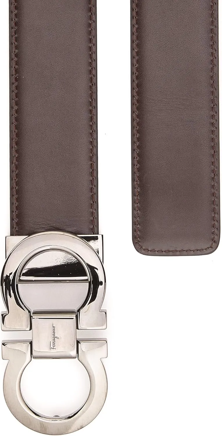 Men's Gancini Buckle Reversible Belt