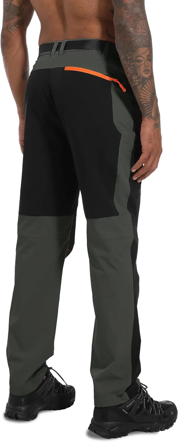 Men's Hiking Cargo Pants Outdoor Water Resistant Lightweight Quick-Dry Athletic Apparel, namely, Pants