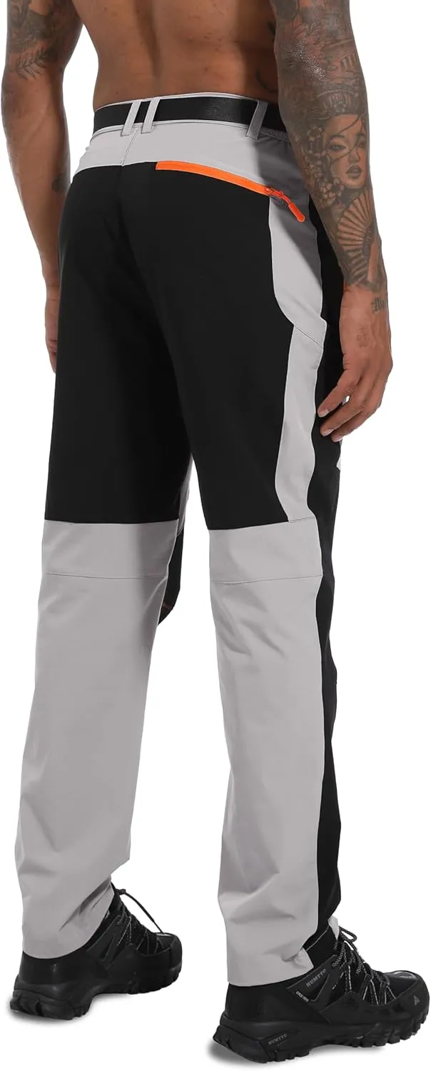 Men's Hiking Cargo Pants Outdoor Water Resistant Lightweight Quick-Dry Athletic Apparel, namely, Pants
