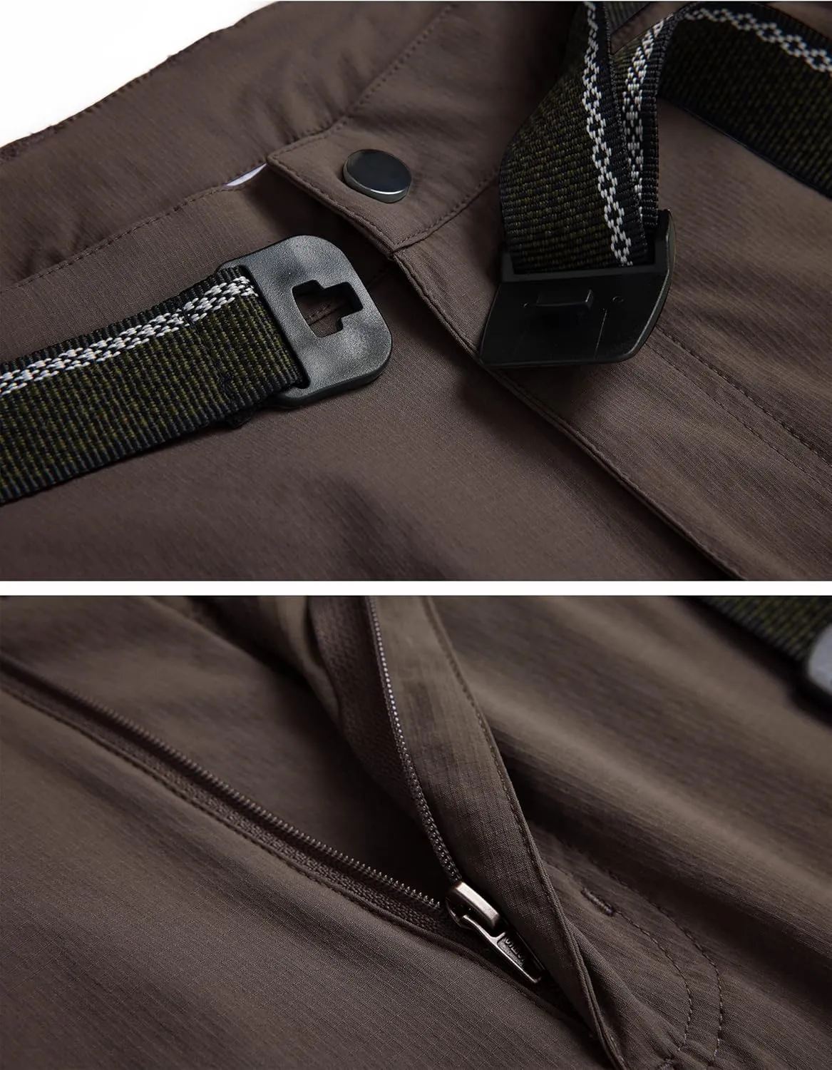 Men's Hiking Cargo Pants Quick-Dry Outdoor Water Resistant Lightweight Mountain Breathable Zipper Pocket Work Pants