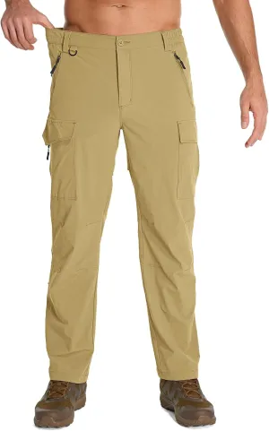 Mens Hiking Pants Convertible Lightweight Quick Dry Fishing Safari Camping Travel boy Scout Pants