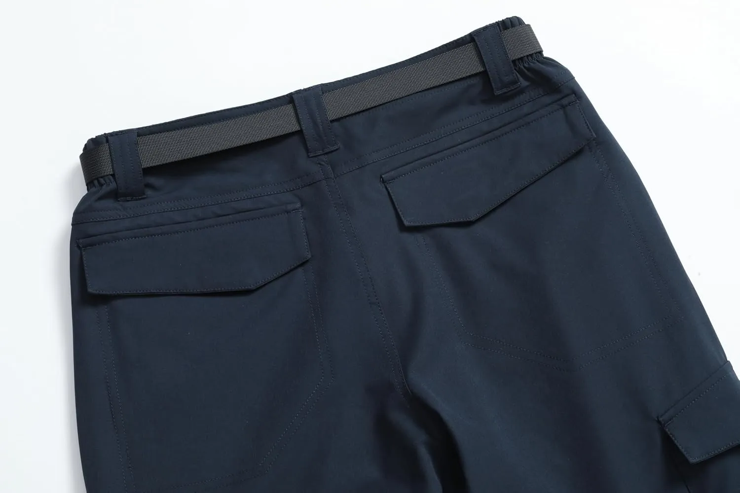 Men's Lightweight Cargo Pants Waterproof Quick Dry Tactical Pants Outdoor Hiking Pants with Belt