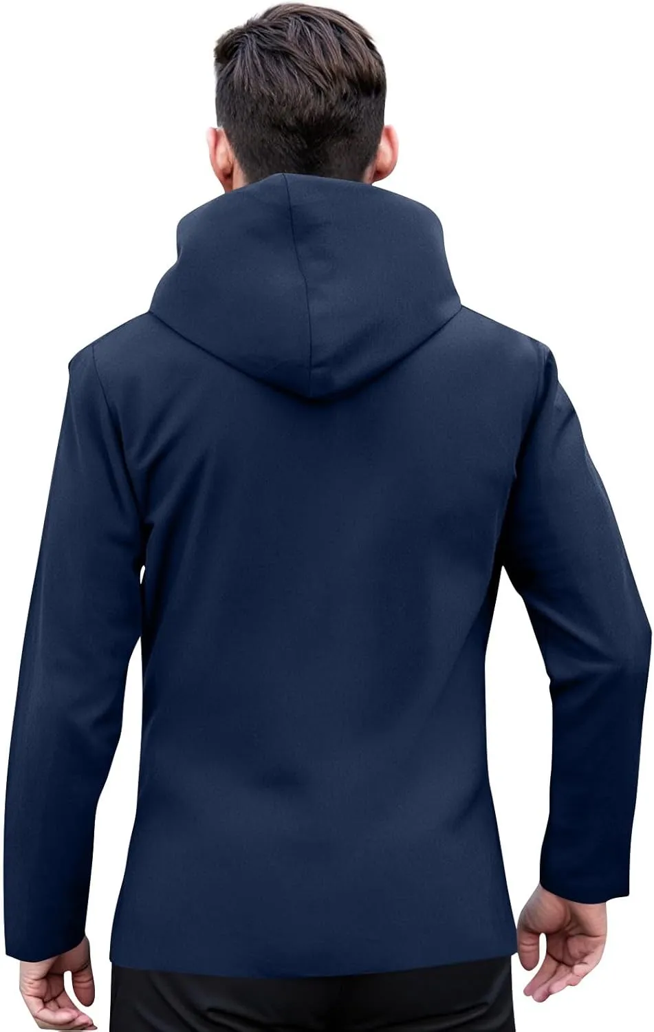Mens Lightweight Waterproof Rain Jacket Windproof Raincoat Hooded jackets for Men Hiking Cycling Travel M-3XL