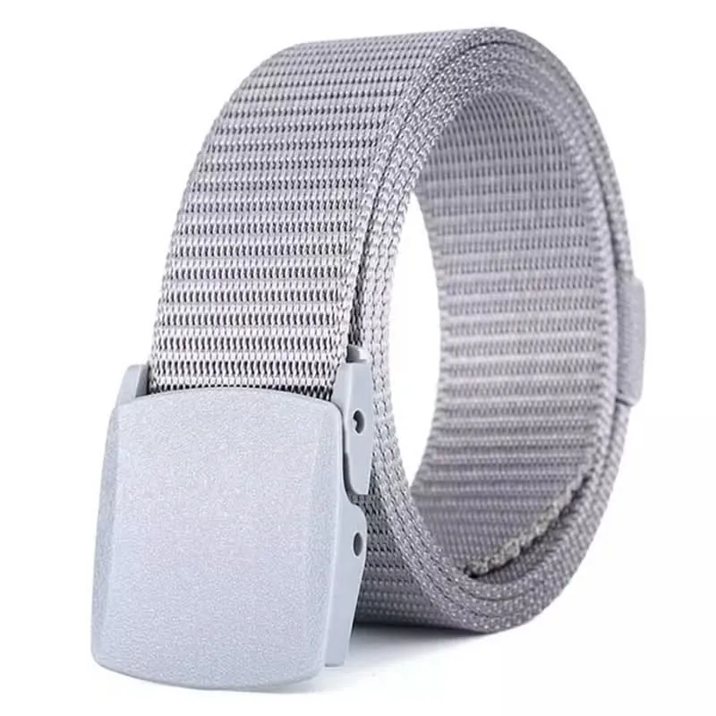 Men’s Nylon Belt with Plastic Buckle – Adjustable Military Training Belt