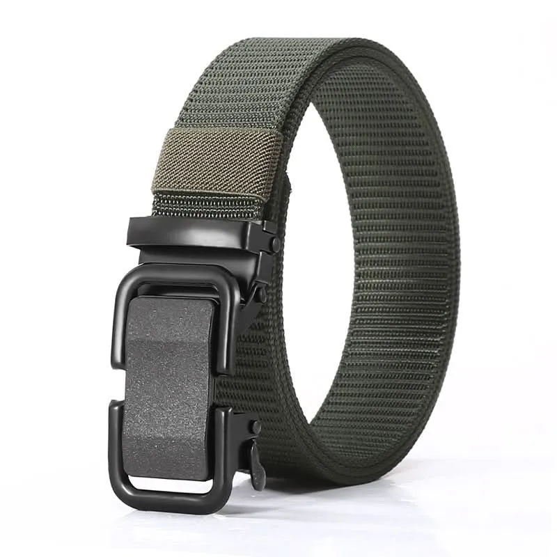 Men's Nylon Tactical Automatic Buckle Belt