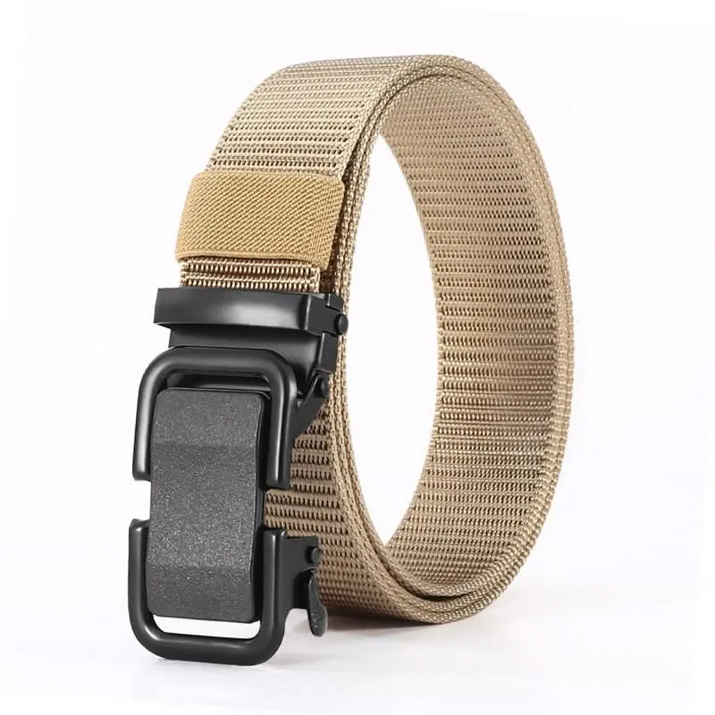 Men's Nylon Tactical Automatic Buckle Belt
