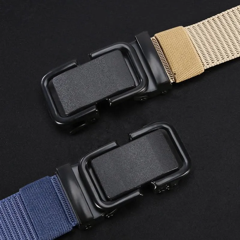 Men's Nylon Tactical Automatic Buckle Belt
