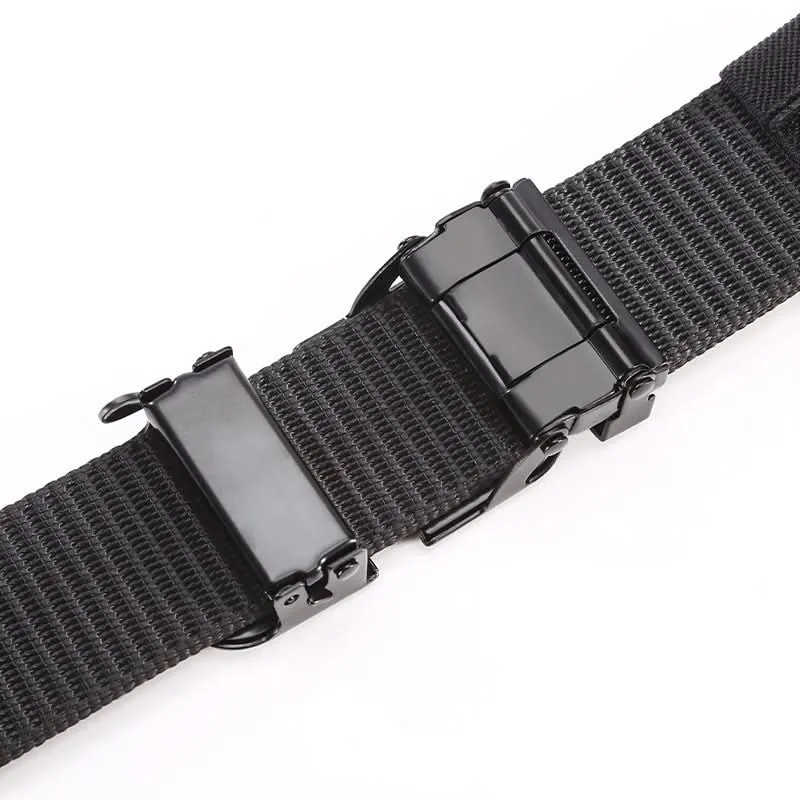 Men's Nylon Tactical Automatic Buckle Belt