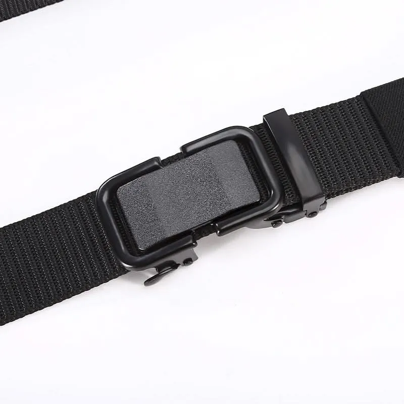 Men's Nylon Tactical Automatic Buckle Belt