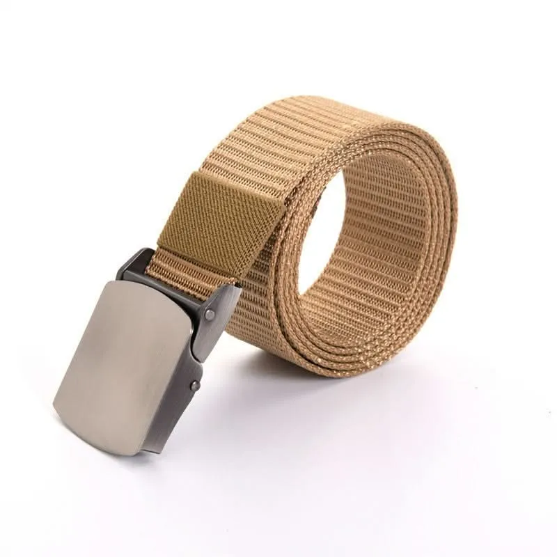 Men’s Nylon Tactical Belt – Adjustable Canvas Web Belt