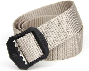 Men's Nylon Work Belts - Adjustable Belt, Military Hiking Rigger 1.5" Nylon Tactical Belt, Heavy Duty Plastic Buckle