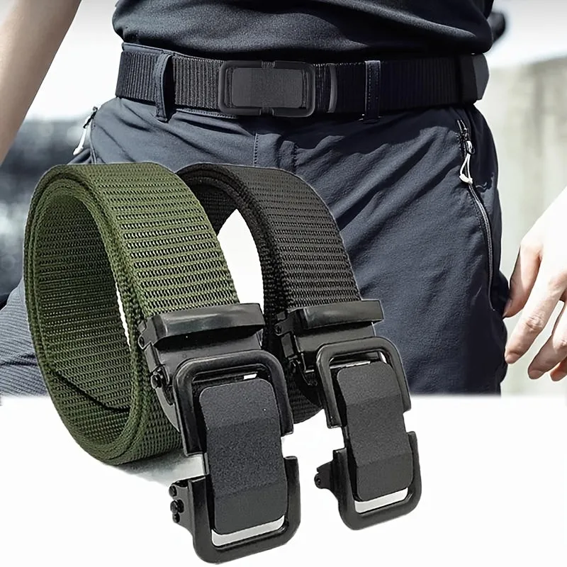Men's Nylon Woven Tactical Belt