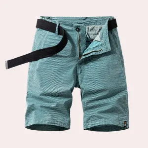 Men’s Outdoor Shorts - Lightweight Breathable Fabric - Adjustable Belt - Casual Fit