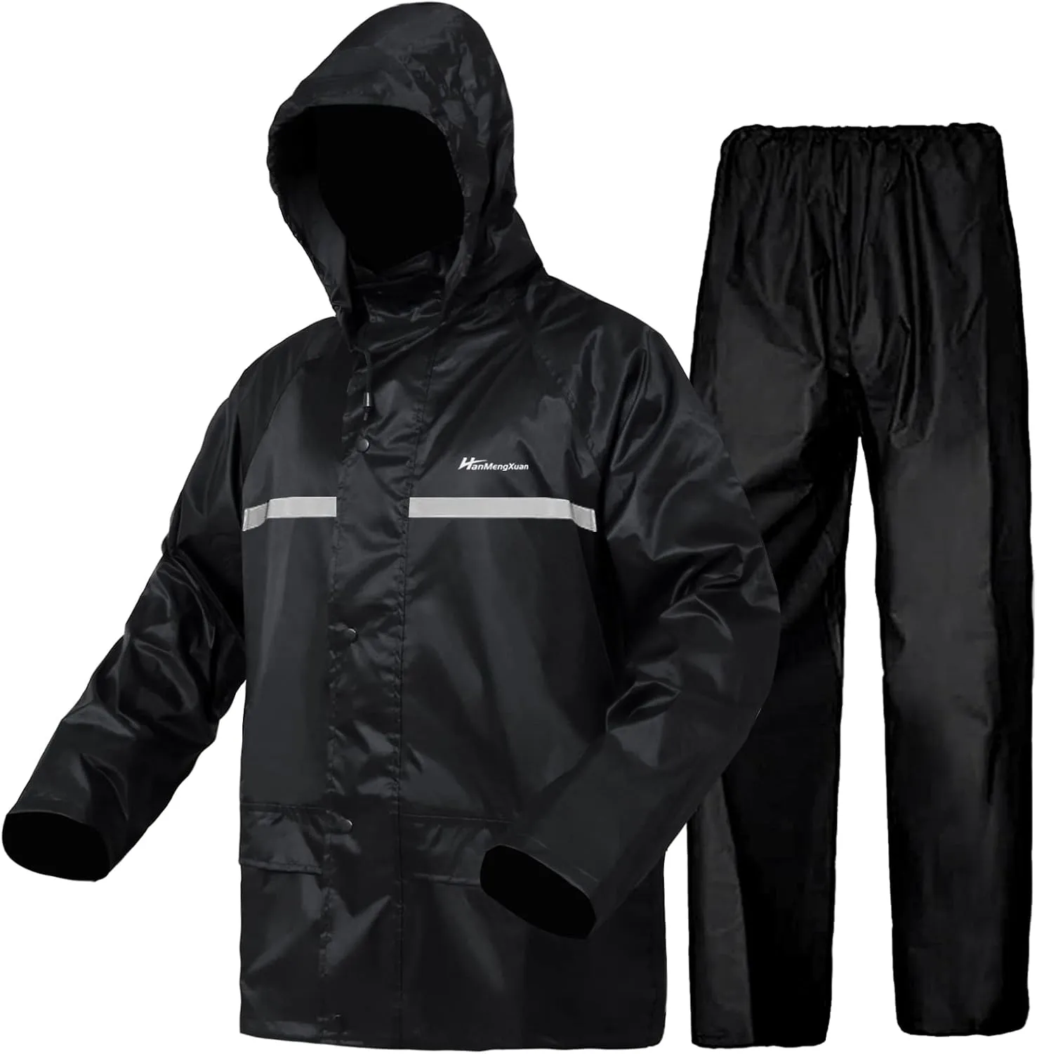 Men's Rain Suit Lightweight Waterproof Protective Raincoats (Jackets and Pants) Rain Gear Workwear