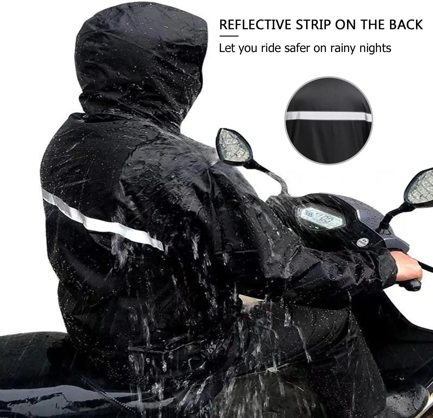 Men's Rain Suit Lightweight Waterproof Protective Raincoats (Jackets and Pants) Rain Gear Workwear