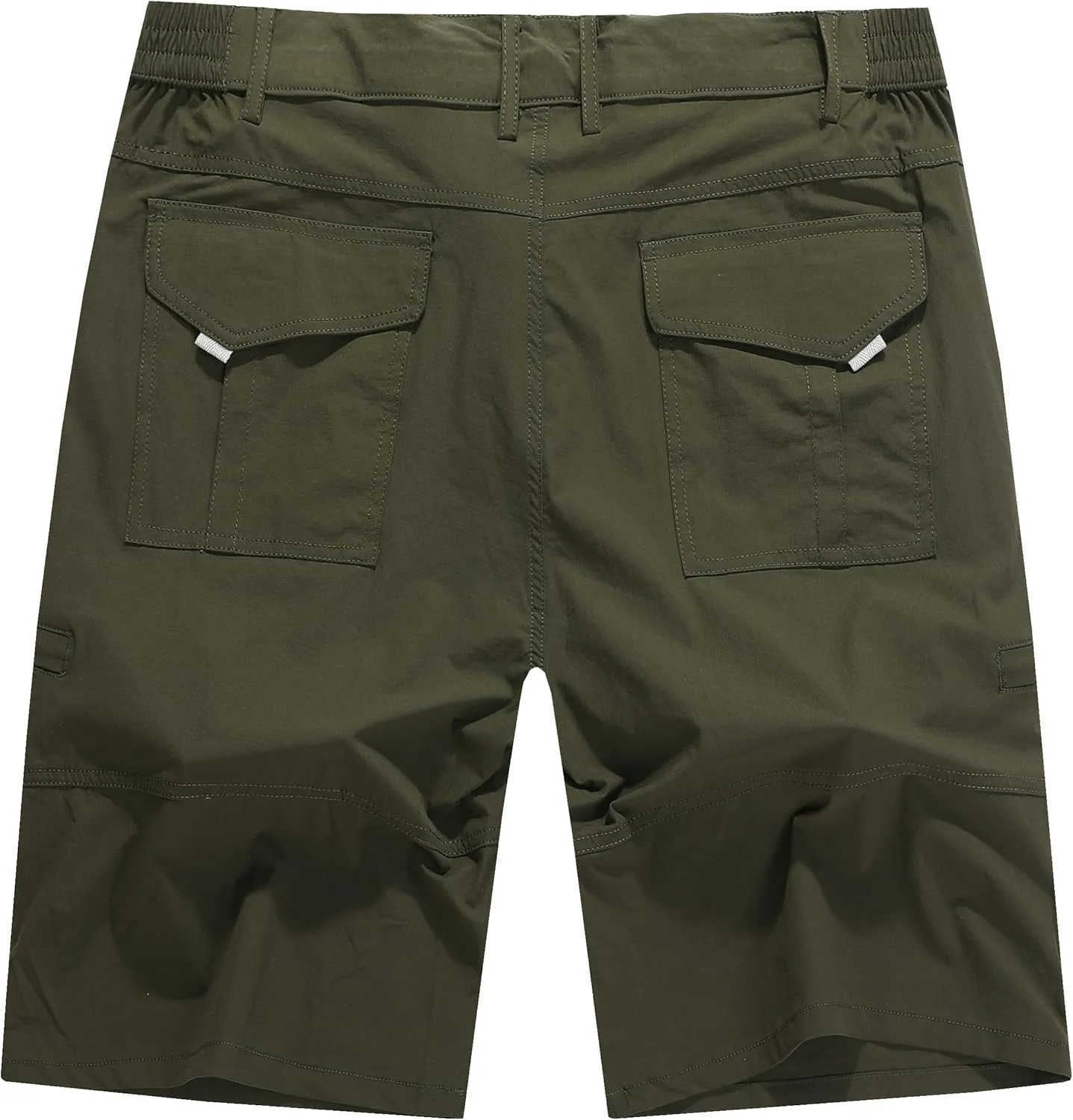 Men's Stretchy Quick Dry Cargo Hiking Shorts Lightweight Work Shorts 6 Pockets for Cycling Travel Camping