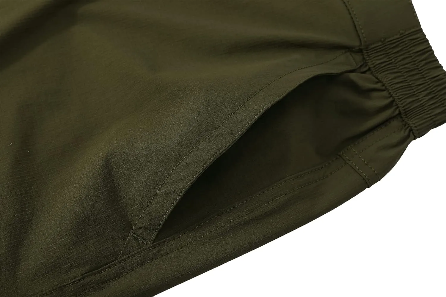 Men's Stretchy Quick Dry Cargo Hiking Shorts Lightweight Work Shorts 6 Pockets for Cycling Travel Camping
