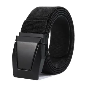 Men's Tactical Belt Nylon Alloy Square Buckle for Outdoor Activities
