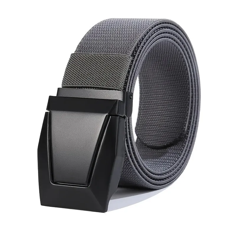 Men's Tactical Belt Nylon Alloy Square Buckle for Outdoor Activities