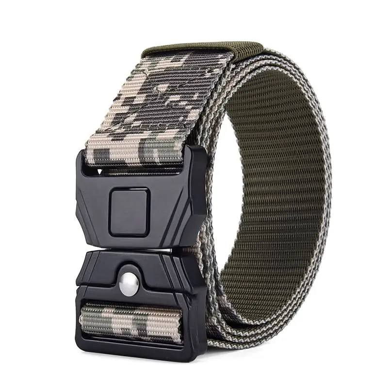 Men’s Tactical Nylon Belt – Durable Woven Design