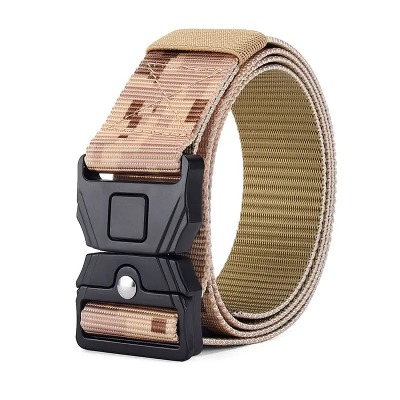 Men’s Tactical Nylon Belt – Durable Woven Design