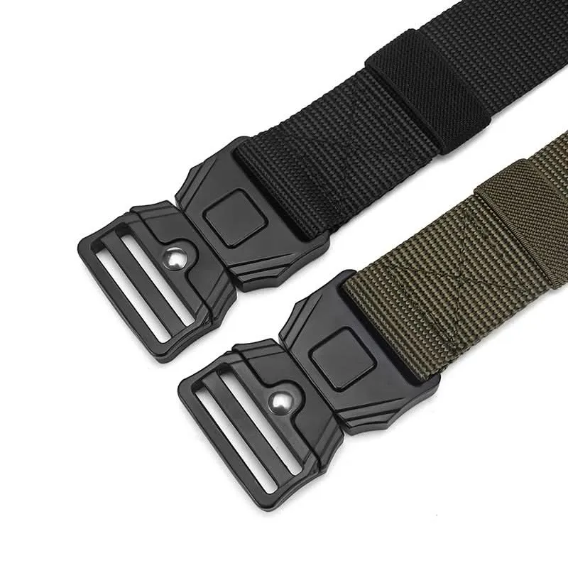 Men’s Tactical Nylon Belt – Durable Woven Design