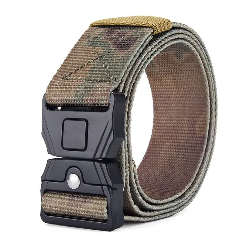 Men’s Tactical Nylon Belt – Durable Woven Design