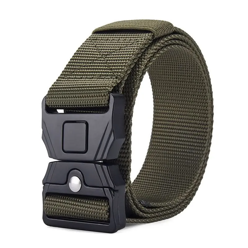 Men’s Tactical Nylon Belt – Durable Woven Design
