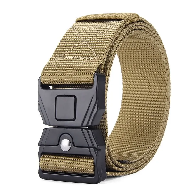 Men’s Tactical Nylon Belt – Durable Woven Design