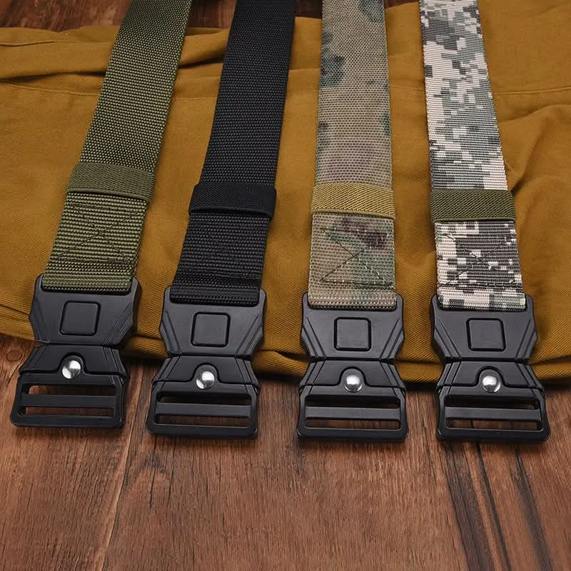 Men’s Tactical Nylon Belt – Durable Woven Design