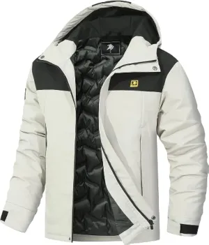 Men's Warm Winter Coats Waterproof Ski Jacket Windproof Mountain Windbreaker Hooded Snowboarding jacket