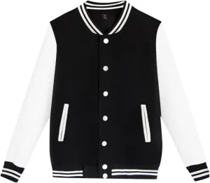 Men's Waterproof Jacket Man’S Varsity Baseball Jacket Cotton Letterman Bomber Jacket, XL-4XL