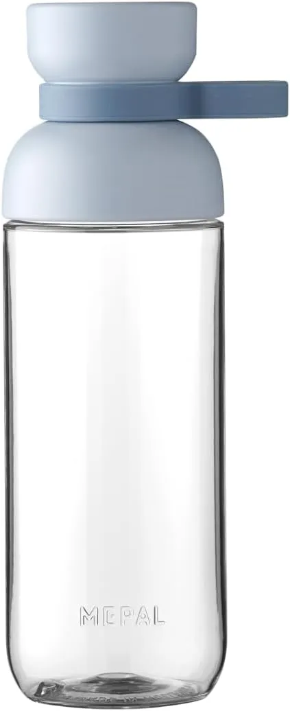 Mepal - Water bottle Vita - Two openings for extra drinking convenience - Refillable drinking bottle - Sports water bottle - 500 ml - Nordic blue