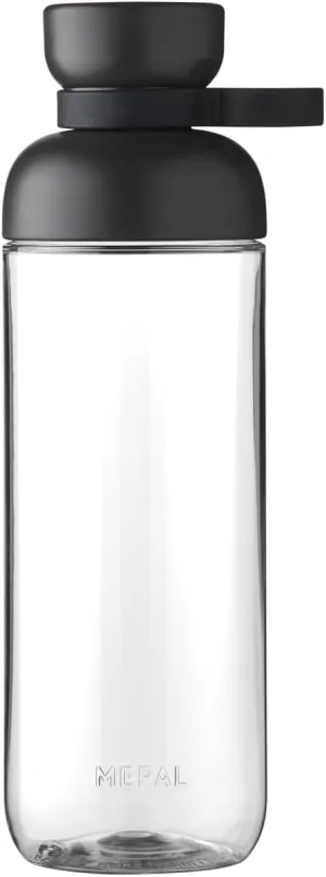 Mepal - Water bottle Vita - Two openings for extra drinking convenience - Refillable drinking bottle - Sports water bottle - 700 ml - Nordic black