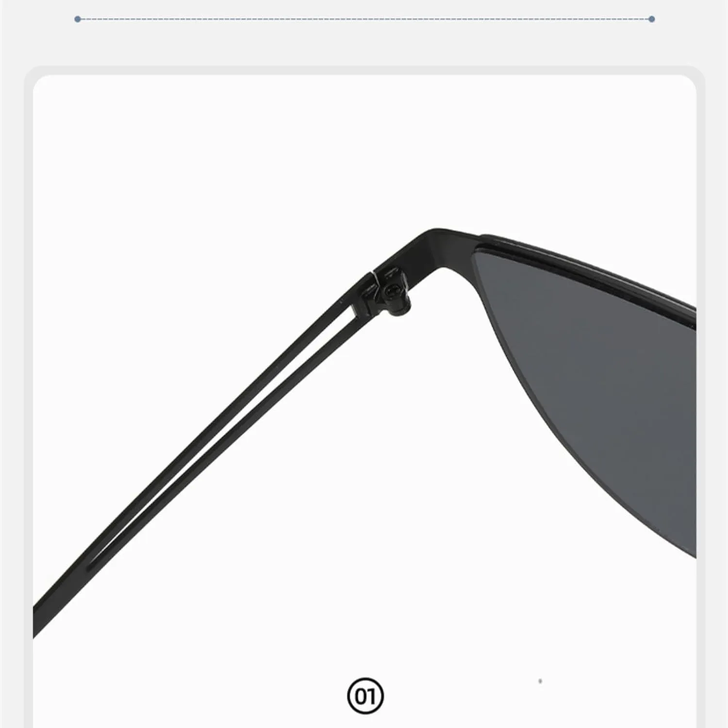 Metal-framed Cat-eye Sunnies, Hollow Temples, Sun-shading, Stylish & Versatile.