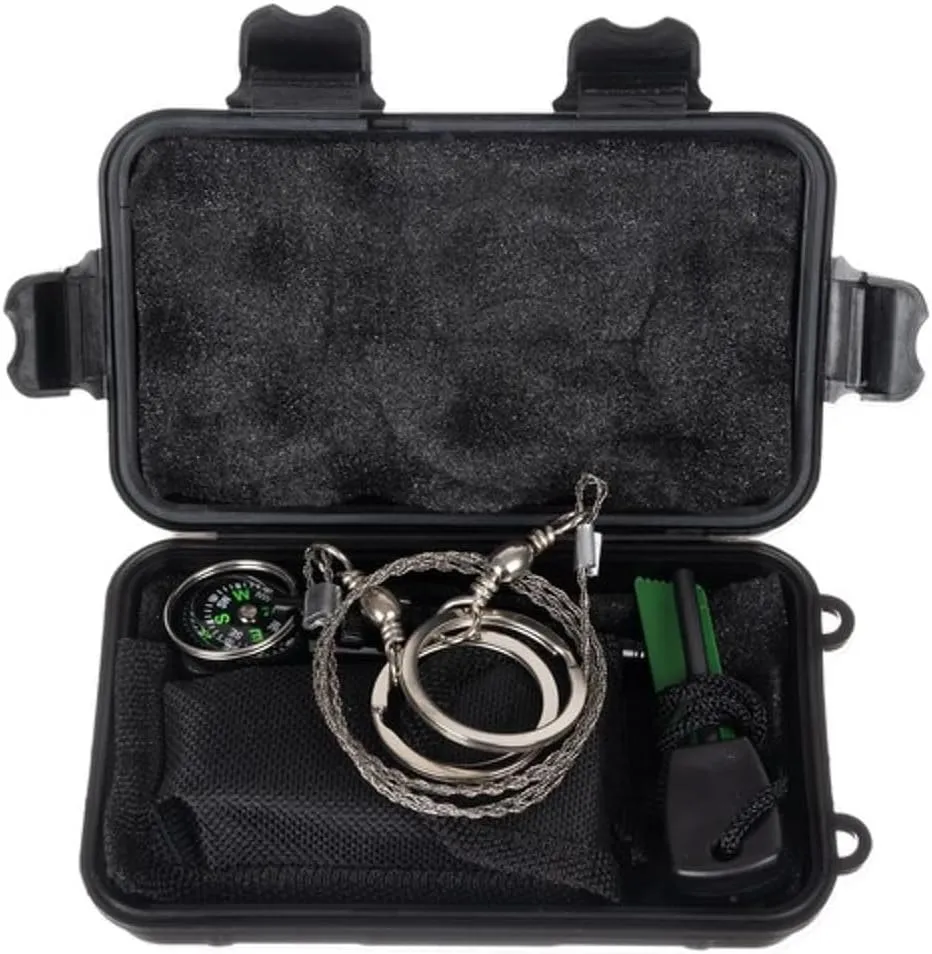 Military Emergency Kit Survival Kit, Survival Kit, Multiset, Survival Set, Emergencies, Tactical Outdoor Set, 7-1 Package (Incl. Suitcase)