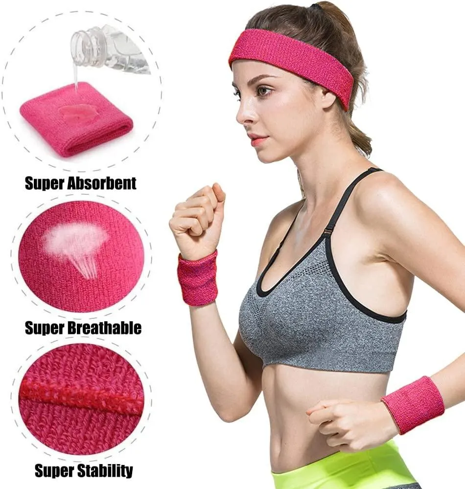 MiranaTech 80s 90s Women Waist Pack with Sweatband Sets, Men Silver Fashion PU Leather Fanny Pack, Retro Party Waist Bag, Hip Bag for Fitness, Running and Traveling